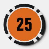Junggesellenabschied Basketball Letzter Schuss Pokerchips (Rückseite)