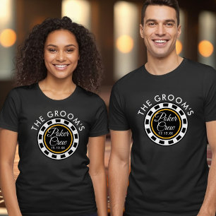 Junggesellenabschied Benutzerdefiniertes Poker Cre T-Shirt