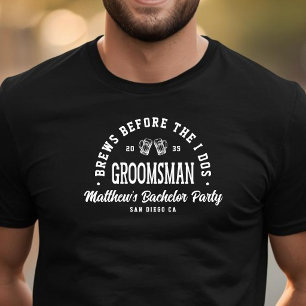 Junggesellenabschied-Biere vor dem Jawort-Bier-Tra T-Shirt