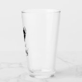 Junggesellenabschied-Bierglas Glas (Links)