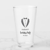 Junggesellenabschied-Bierglas Glas (Vorderseite)