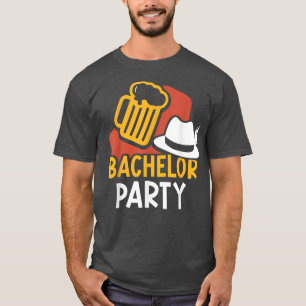 Junggesellenabschied Braut Bräutigam Team  T-Shirt