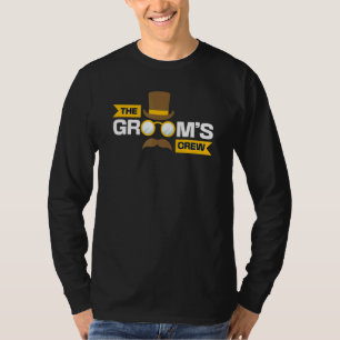 Junggesellenabschied Bräutigam Crew Herren Hochzei T-Shirt
