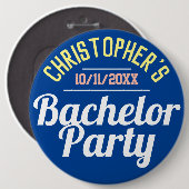 Junggesellenabschied-Button für Männer Button (Vorne & Hinten)