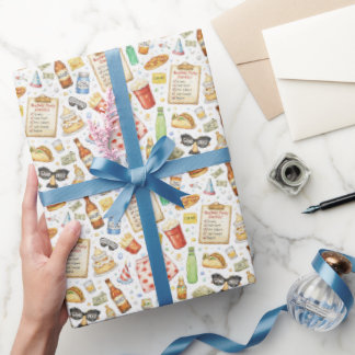 Junggesellenabschied-Checkliste – Lustiges Wasserf Geschenkpapier