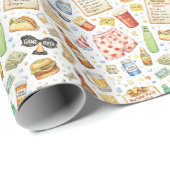 Junggesellenabschied-Checkliste – Lustiges Wasserf Geschenkpapier (Rolleneckpunkt)