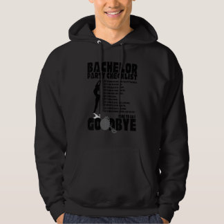 Junggesellenabschied-Checkliste Stag Bräutigam Gag Hoodie