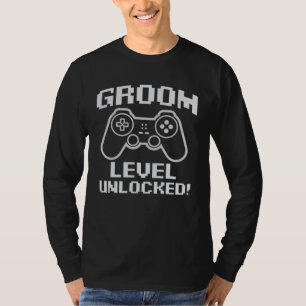 Junggesellenabschied Cooler Gamer Bräutigam Hochze T-Shirt