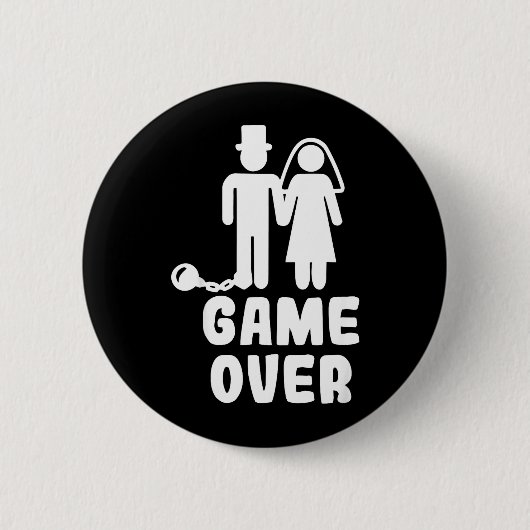 Junggesellenabschied Crew Groomer Hochzeit Bräutig Button (Vorderseite)