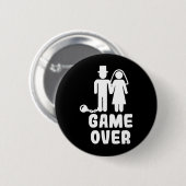 Junggesellenabschied Crew Groomer Hochzeit Bräutig Button (Vorne & Hinten)
