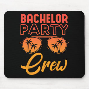 Junggesellenabschied Crew Hochzeitsfeier beste Fre Mousepad