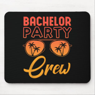 Junggesellenabschied Crew Hochzeitsfeier beste Fre Mousepad