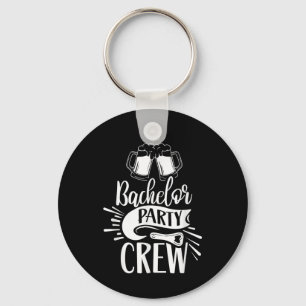 Junggesellenabschied Crew Team Bräutigam Braut Schlüsselanhänger