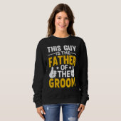 Junggesellenabschied des Brautvaters Hochzeit für Sweatshirt (Vorne ganz)