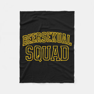 Junggesellenabschied-Design für Beerual-Squad-Matc Fleecedecke