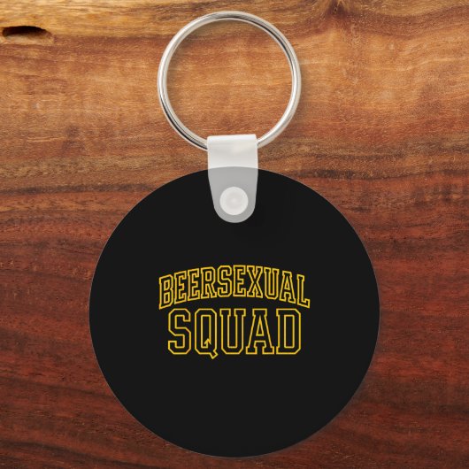 Junggesellenabschied Design für Beerual Squad Matc Schlüsselanhänger (Vorderseite)