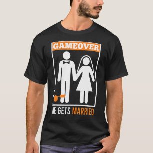 Junggesellenabschied Ehemann Bräutigam T-Shirt