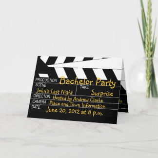 Junggesellenabschied Film Thema Einladungen