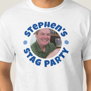 Junggesellenabschied-Foto des Mannes T-Shirt
