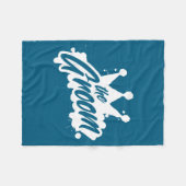 Junggesellenabschied Geschenk für den Bräutigam Fleecedecke (Vorderseite (Horizontal))