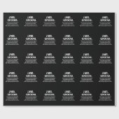 Junggesellenabschied Geschenkpapier (Flach)