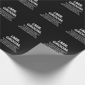 Junggesellenabschied Geschenkpapier (Ecke)