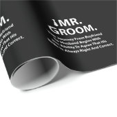 Junggesellenabschied Geschenkpapier (Rolleneckpunkt)