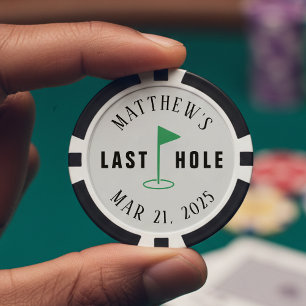Junggesellenabschied Golf Letztes Loch Pokerchips