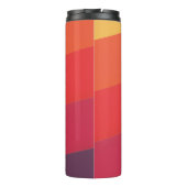 Junggesellenabschied Golf Vater Retro Sonnenunterg Thermosbecher (Rückseite)