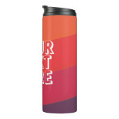 Junggesellenabschied Golf Vater Retro Sonnenunterg Thermosbecher (Nach rechts gedreht)