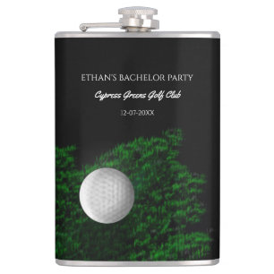 Junggesellenabschied Golfer - Golfball und Course Flachmann