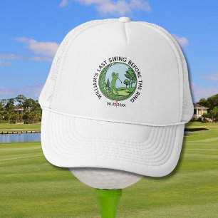 Junggesellenabschied Golfer Name Letzter Schlag Truckerkappe