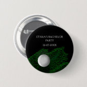 Junggesellenabschied Golfplatz Golfball Golf Jungg Button (Vorne & Hinten)