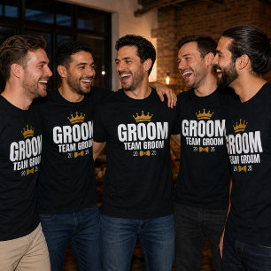 Junggesellenabschied Groom Team 20xx Individuell T-Shirt