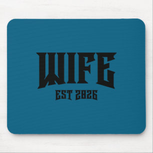 Junggesellenabschied Grunge Rock Ehefrau seit 2026 Mousepad