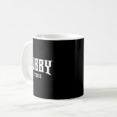 Junggesellenabschied Grunge Rock Ehemann Est 2026 Kaffeetasse (Vorderseite Links)