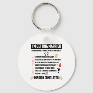 Junggesellenabschied Herausforderungen - Lustige B Schlüsselanhänger