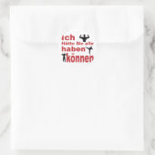 junggesellenabschied / hochzeit runder aufkleber (Tasche)