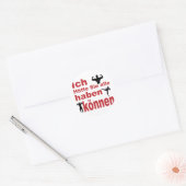 junggesellenabschied / hochzeit runder aufkleber (Umschlag)