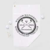 Junggesellenabschied Hochzeitsgeschenk Golfhandtuch (Insitu)