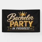 Junggesellenabschied im Gange Banner (Horizontal)