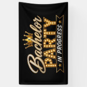 Junggesellenabschied im Gange Banner (Vertikal)