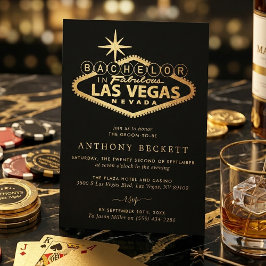 Junggesellenabschied im Las Vegas Casino Einladung