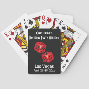 Junggesellenabschied in Las Vegas Geschenk Spielkarten