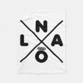 Junggesellenabschied in New Orleans Nola Hochzeit Fleecedecke (Vorderseite)