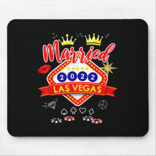 Junggesellenabschied in Vegas In Vegas geheiratete Mousepad