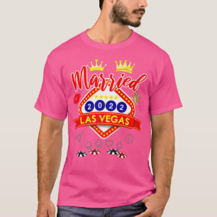 Junggesellenabschied in Vegas Verheiratet in Vegas T-Shirt
