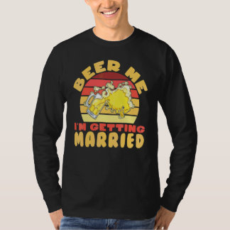 Junggesellenabschied Junggeselle Bier Ich heirate T-Shirt
