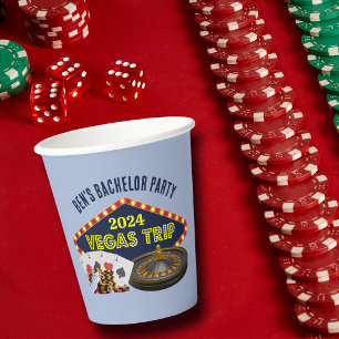 Junggesellenabschied Las Vegas Trip Casino individ Pappbecher