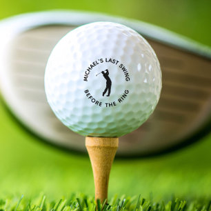 Junggesellenabschied Letzter Schwung Vor Dem Ring  Golfball
